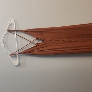 Front button midi dress